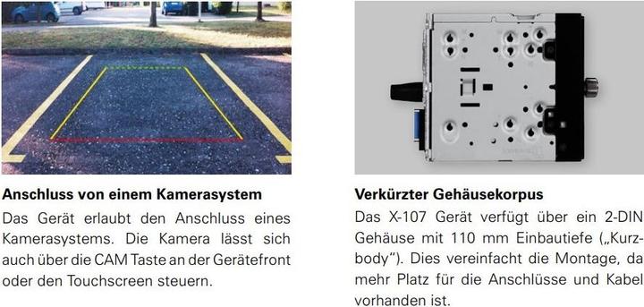 Produktbild Xzent X-107 2-Din 6.75 Infotainer DAB und Weblink Cast
