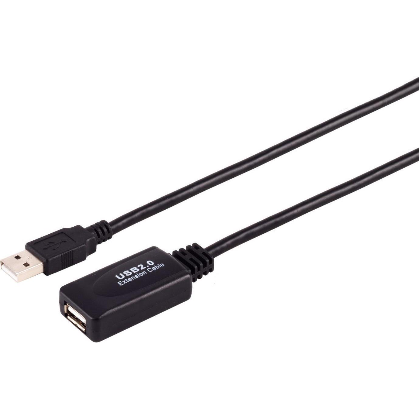 Shiverpeaks S/CONN maximum connectivity USB-Verlängerungskabel-Aktive USB-A Verlängerung, USB 2.0, 480Mbps, 20m (20 m, U...