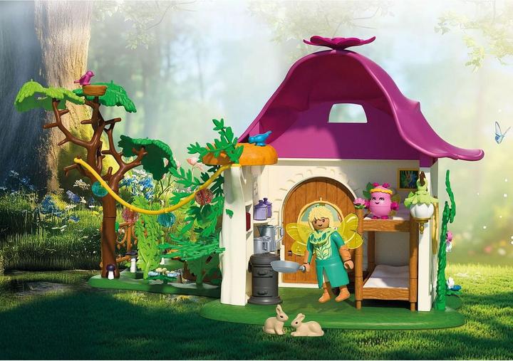 Actual product image Playmobil 71838 Gemütliches Feenzuhause mit Goldeinhorn und Stall (71838, Playmobil Princess Magic)