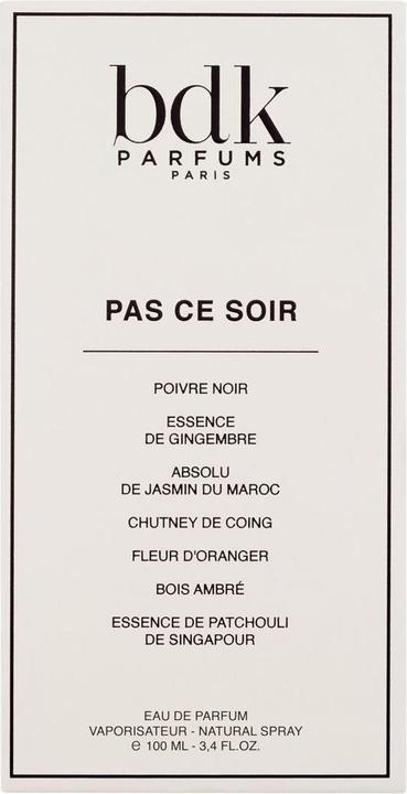 Immagine prodotto Bdk Parfums Paris Pas ce Soir (Eau de parfum, 100 ml)