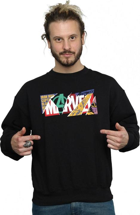 Actual product image Mens Collage Logo Sweatshirt (M)