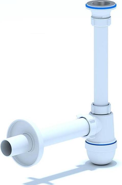 Image du produit Ani Plast SIPHON DE LAVABO C1000 40 MM AVEC VALVE (Siphon en bouteille)
