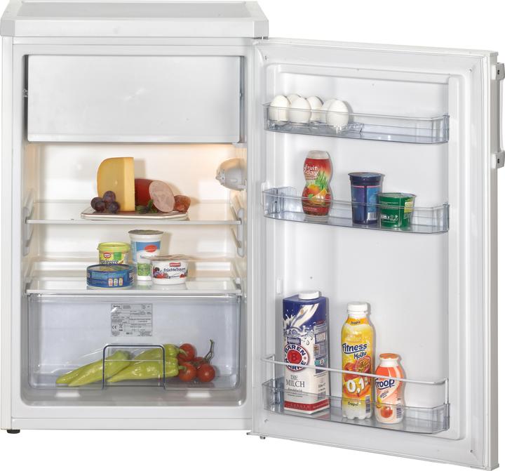 Actual product image Amica Refrigerator with freezer compartment KS 361 100 W WxHxD 57 x 88.5 x 60 cm Cold section 95 l (106 l)