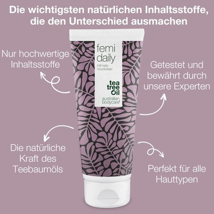 Image du produit Australian Bodycare Huile d'arbre à thé Femi Daily (200 ml, Lotion de toilette intime)