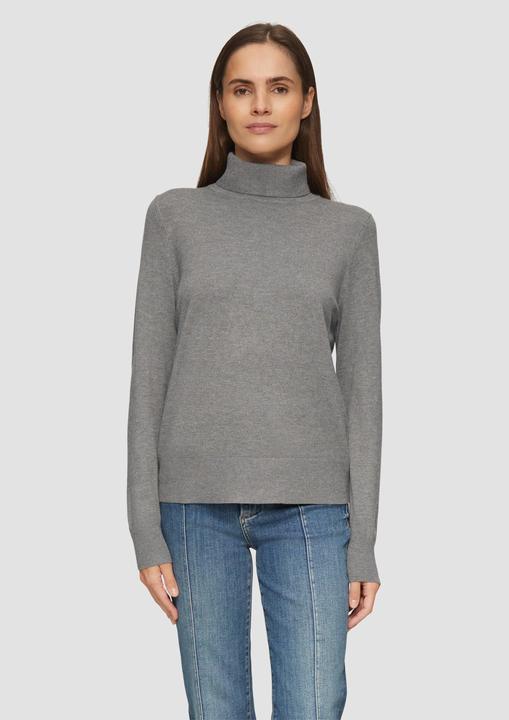 Image du produit S.Oliver Strickpullover Feinstrickpullover mit Rollkragen (36)