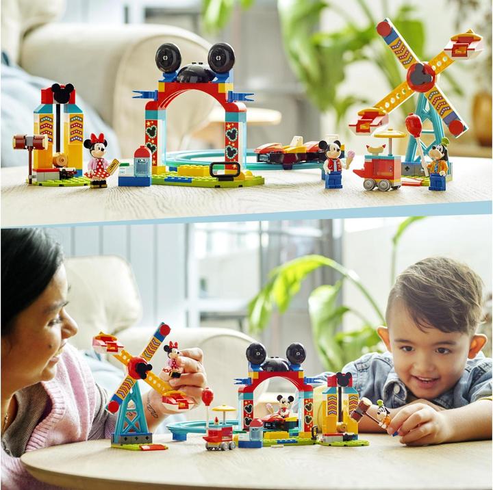 Productafbeelding LEGO Mickey, Minnie en Goofy op de kermis (10778, LEGO Disney)