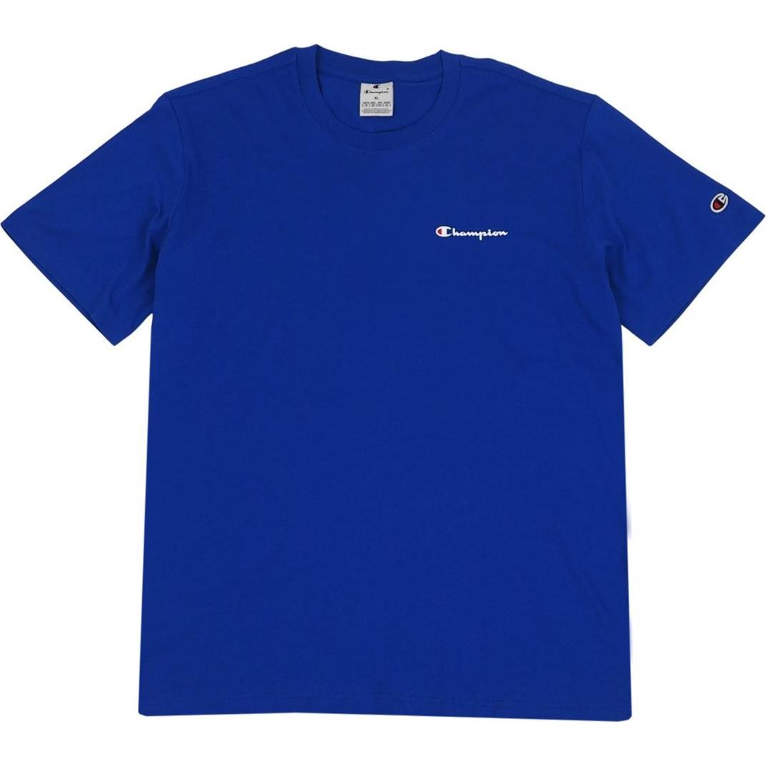 Champion, Herren, Shirt, Koszulka męska SS Tee niebieska 220264 BS008 XL, Blau, (XL)