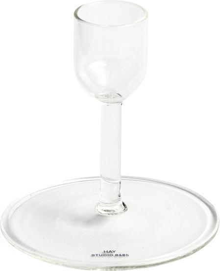 HAY Tiny Candleholder Straight - Clear
