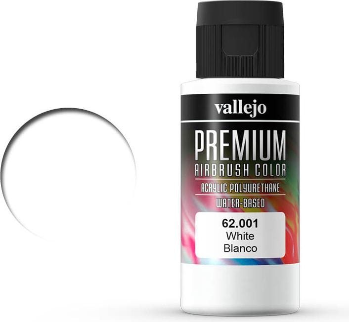 Productafbeelding Vallejo Premium Airbrush kleuren (Wit, 60 ml)