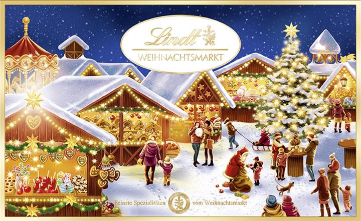 Lindt Weihnachtsmarkt Pralinés Assortiert (130 g)