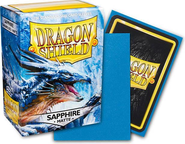 Actual product image Arcane Tinman ART11028 - Matte - Saphir (100) Card Sleeves