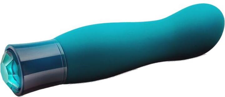 Actual product image Blush Novelties Oh My Gem - Fierce - 5.5" Puria Silicone G-Spot Vibrator - 5 Speeds & 5 Unique Vibra