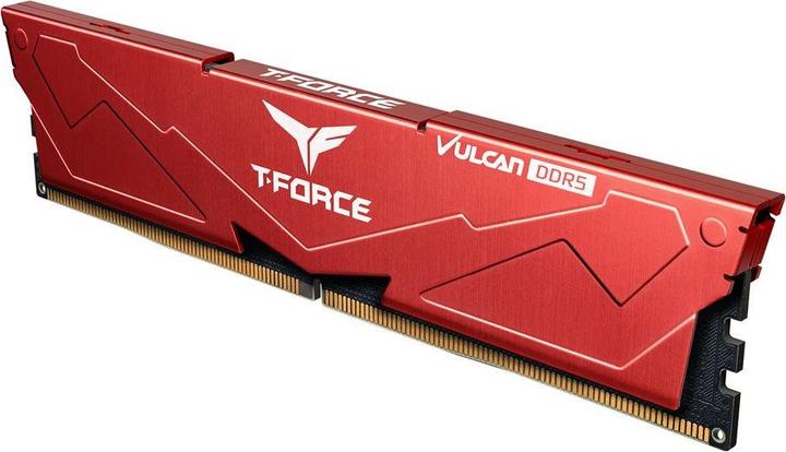 Image du produit Team Group VULCAN FLRD532G6000HC30DC01, 32 GB, 2 x 16 GB, DDR5, 6000 MHz, 288-pin DIMM, Rot (2 x 16GB, 6000 MHz, RAM DDR5, DIMM)