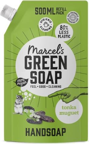 MGA Savon vert de Marcel, Tonka & Muguet Navul, Approvisionnement en savon, 500 ml (Savon liquide, 500 ml)