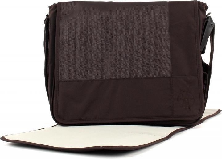 Produktbild Lässig Wickeltasche Messenger Bag Patchwork choco