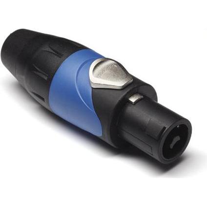 Amphenol Connettore per altoparlanti a 2 poli serie SP in guscio D, Connettore audio, Argento