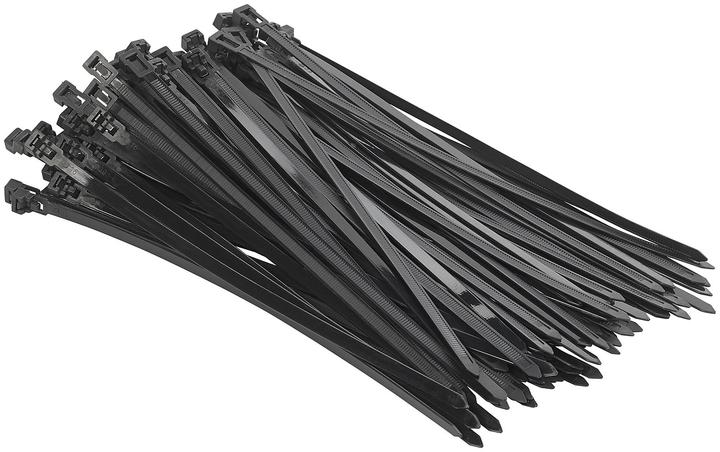 Produktbild AGT 100er-Set wiederverschliessbare Kabelbinder (Kunststoffkabelbinder, 300 mm, 100 Stk.)