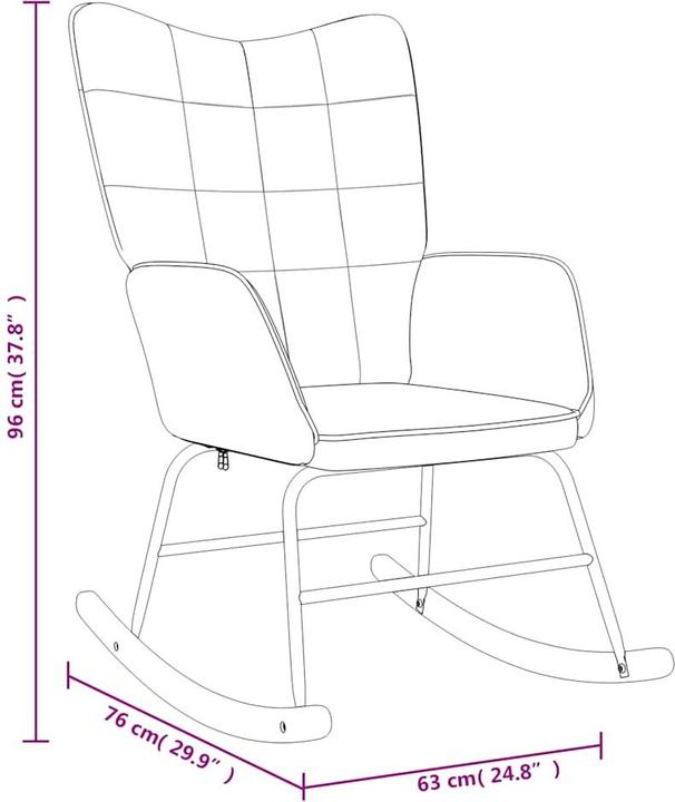 Immagine prodotto vidaXL Schaukelstuhl