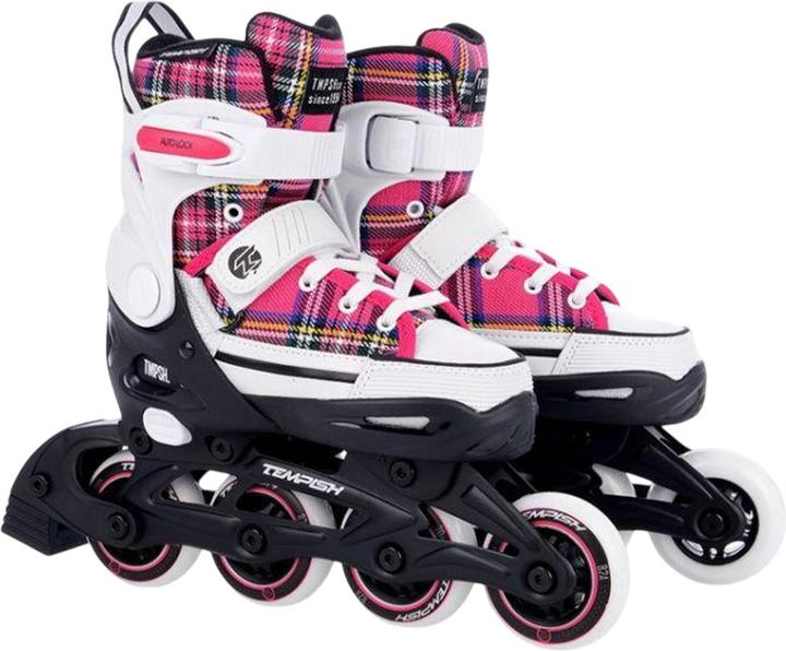 Actual product image Tempish Childrens/Kids Rebel Adjustable Inline Roller Skates (40)