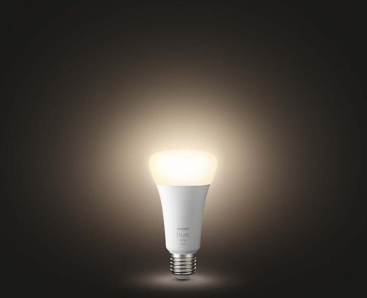 Produktbild Philips Hue White (E27, 15.50 W, 1600 lm, 1 x, F)