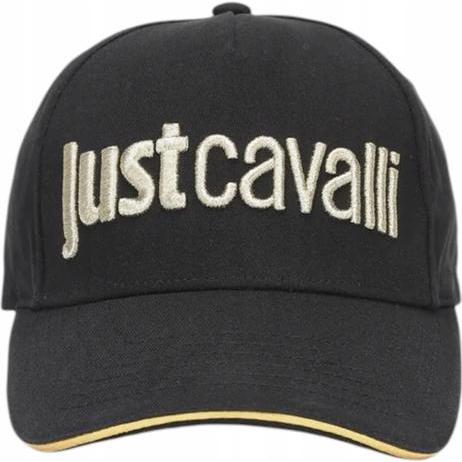 Just Cavalli, Cappellino, Jc Baseball Cap Logo Stickerei 3D Up Schwarz, Nero