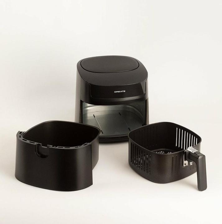 Image du produit Create - FRYER AIR PRO LARGE - Friteuse zonder olie 6,2L, Zwart, 1800 W, 6 of 7 porties