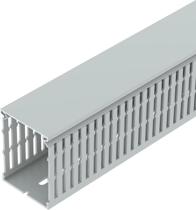 Actual product image OBO Bettermann Wiring duct halogen-free, PC/ABS, 6132564 (200 cm)