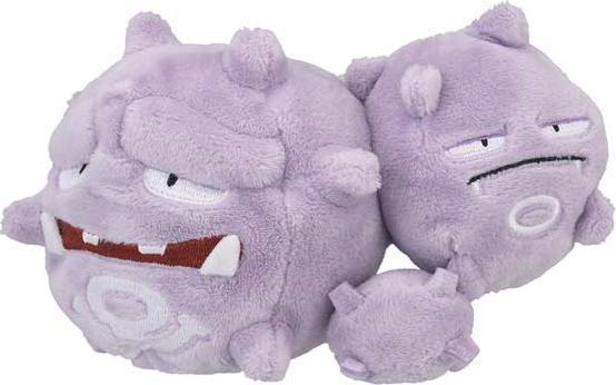 Actual product image Pokémon Weezing Sitting Cuties Plush - 8 cm (8 cm)