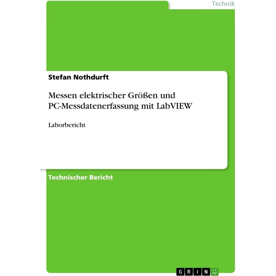 Nothdurft:Messen elektrischer Grössen un, Fachbücher