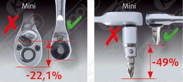 Immagine prodotto KS Tools 1/4" TORSIONpower Bit Box (Croce Pozidriv PZ M1, Croce Pozidriv PZ M2, Croce Pozidriv PZ M3)