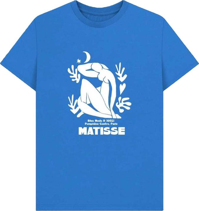 Actual product image Apoh Unisex Adult Blue Nude II Matisse T-Shirt (M)