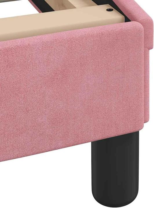 Actual product image vidaXL Bed frame with velvet headboard (180 x 200 cm)