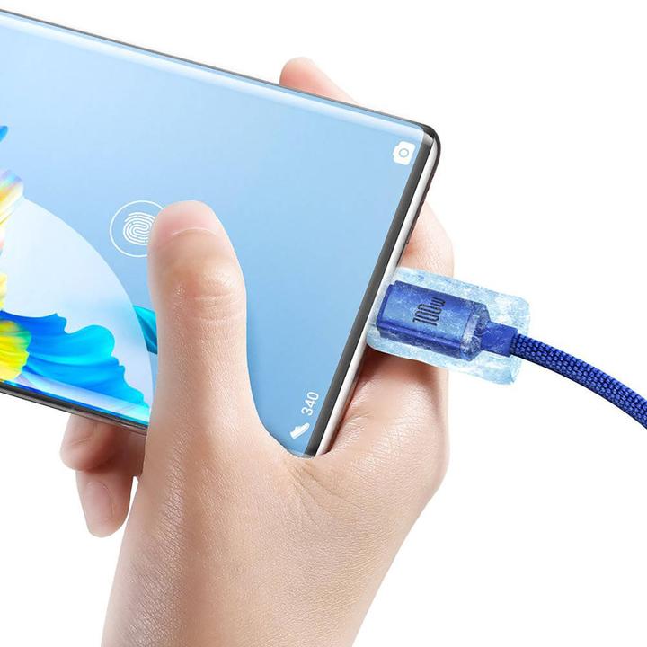 Actual product image Baseus USB A — USB C (2 m, USB 2.0, 100 W)