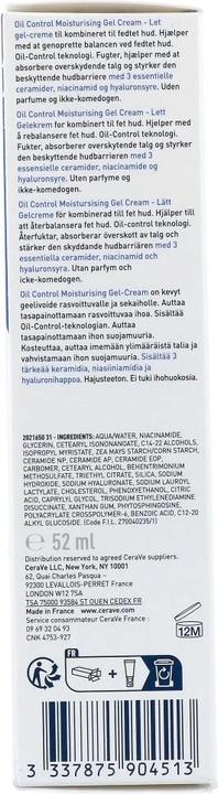 Immagine prodotto CeraVe Oil-Control (52 ml, Fino a SPF 10)