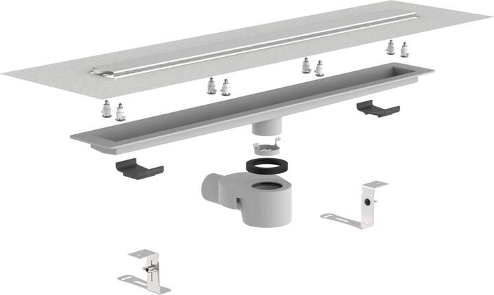 Actual product image Schütte Shower channel incl. stainless steel cover, 80 cm, drain, shower, shower channel (800 mm)
