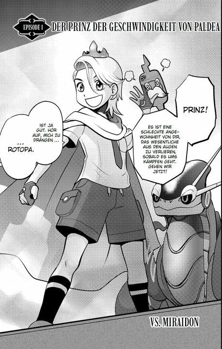 Produktbild Panini Pokémon Karmesin und Purpur 01 (Deutsch, Gyo Araiwa, Hidenori Kusaka, Satoshi Yamamoto, 2024)