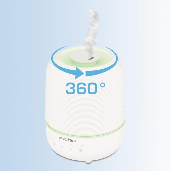 Actual product image Stylies Ultrasonic Humidifier Lynx (40 m²)