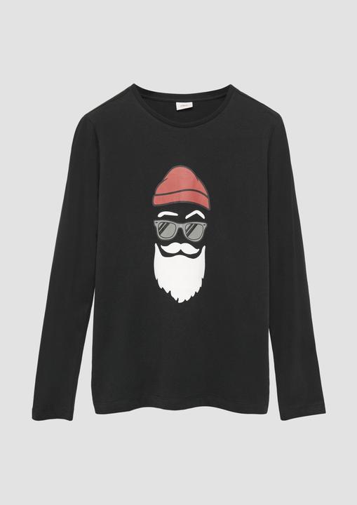 Produktbild S.Oliver T-Shirt Longsleeve mit Weihnachtsmotiv (170, 176)