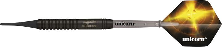 Actual product image Unicorn Black Brass Gary Anderson Soft Darts (17 g)