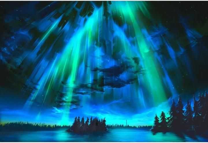 Produktbild Trenddeko aerroscape - Das Paradies: Hyperborea (432 x 300 cm)