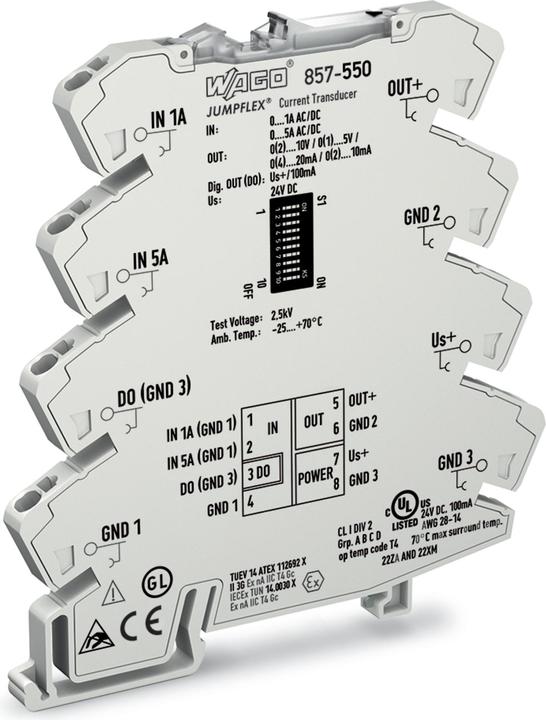 Produktbild Wago Strommessumformer AC/DC 0 - 1 A, 0 - 5 A
