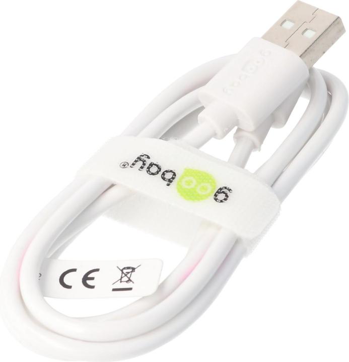 Image du produit Goobay Dual Ladeset 2,4 A, Netzteil mit 2x USB-Ausgang inklusive USB-Ladekabel, weiss (12 W, 2 ports)