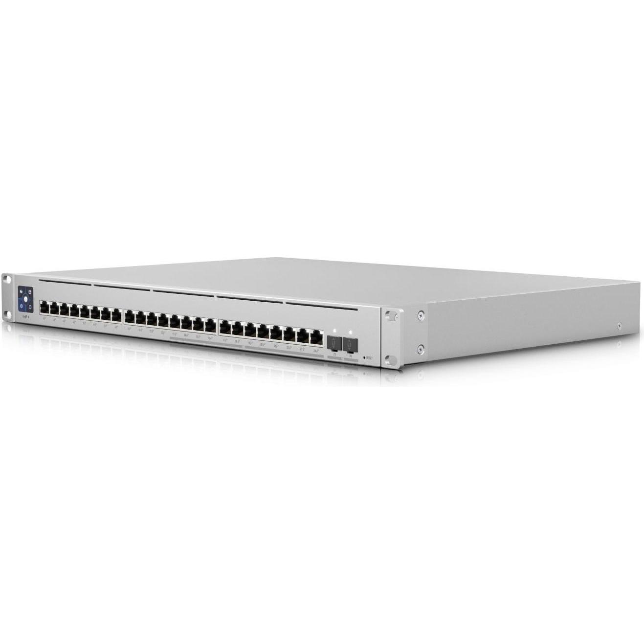 Ubiquiti Enterprise 24 POE (26 Ports), Netzwerk Switch, Silber