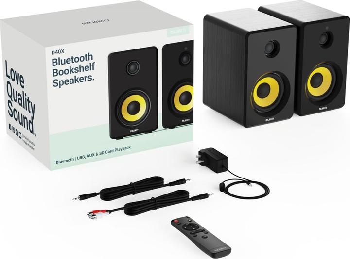 Image du produit Majority D40X Enceinte étagère active (1 paire, 70 W)