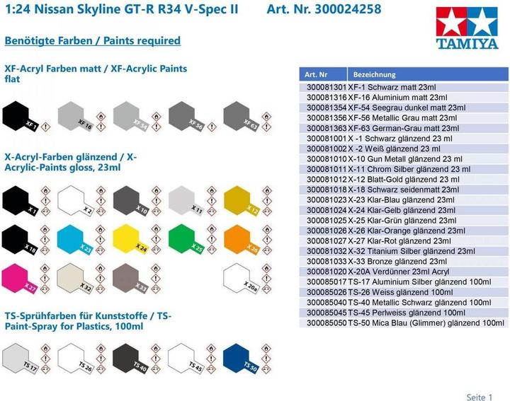 Image du produit Tamiya Nissan Skyline GT-R