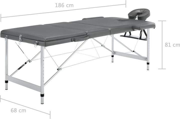 Produktbild vidaXL Massageliege