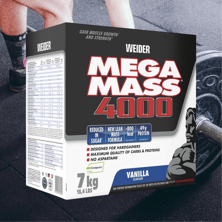 Immagine prodotto Weider Mega Massa 4000 (Vaniglia, 1 x, 7000 g)