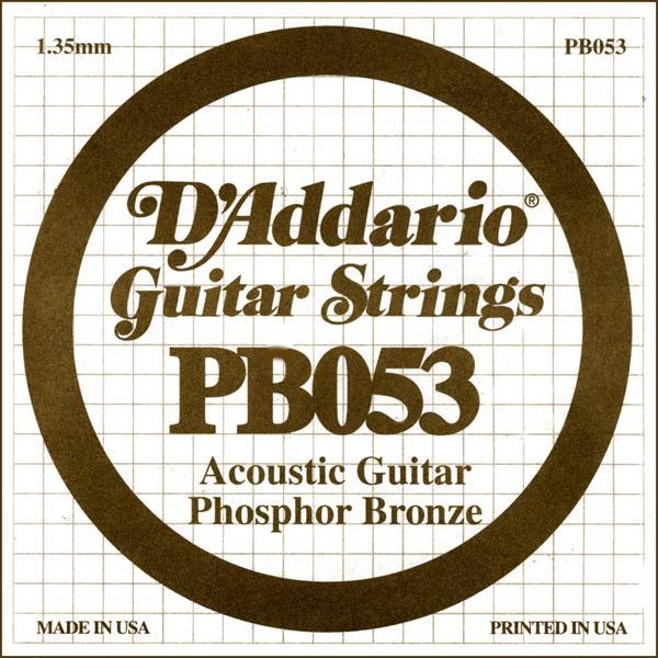 Produktbild D'Addario Pb053 (1x, Gitarre, 0.05")
