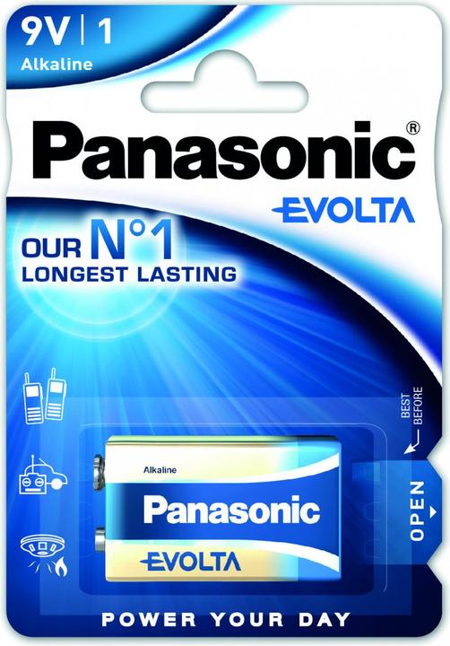 Produktbild Panasonic Evolta 6LR61 (1 Stk., 9V Block)