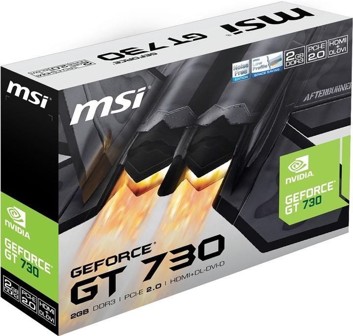 Image du produit MSI GeForce GT 730 2GD3H (2 Go)